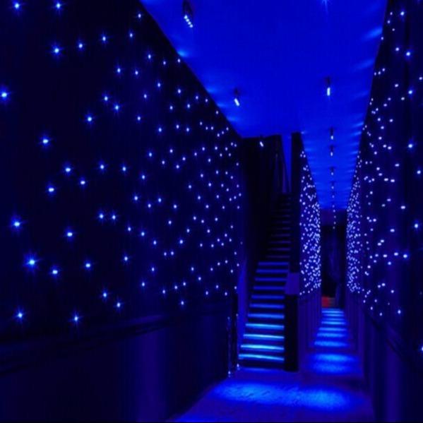 Buy cheap 8CH Christmas Star Curtain Lights IP33 Rated For Stage Backdrop DJ Blue White Decoration from wholesalers
