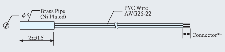 High Stability Refrigerator / Piping / NTC Temperature Sensor