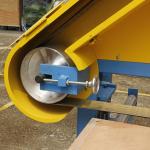 Workbench Durable Hairline Polishing Machine Sheet Metal Type Abrasive Belt
