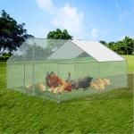 Large Walk in Chicken Run Coop Backyard Hen House Outdoor Farm Ranch Poultry