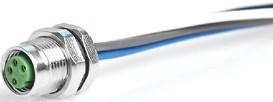 Buy cheap IP67 M8 Connector After Install Female 4P Shield 0.2m Cable Length from wholesalers