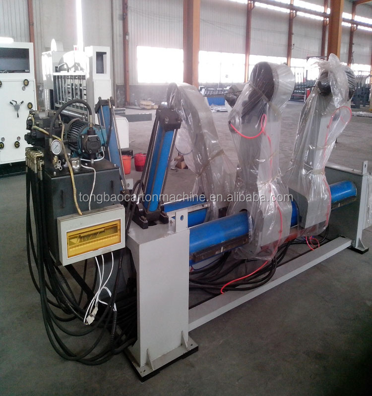 TB-ZJ Corrugated Hydraulic Shaftless Mill Roll Stand for High Speed Paper Production