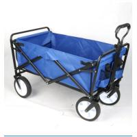 Buy cheap Removable Sides Foldable Wagon Cart Rubber Wheels Folding Garden Cart product