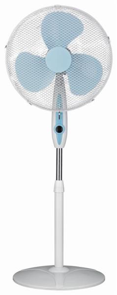Buy cheap Adjustable Height Oscillating Floor Fan , 55W 3 Speed 16" Vintage Pedestal Fan from wholesalers