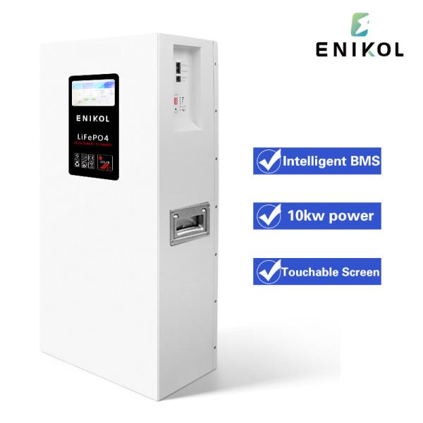 Buy cheap Touchable Screen 15kwh 300ah Wall Mounted Lithium Ion Batteries 51.2V LiFePo4 Battery from wholesalers