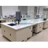 Buy cheap Food Industry Laboratory Working Table Steel Furniture With Reagent Rack from wholesalers