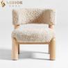 Buy cheap Living Room Fabric Modern Leisure Chair 71cm Height Single Lounge Chairs from wholesalers