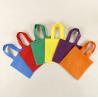 Buy cheap Customizable Logo Printing Wholesale Blank Reusable Rainbow Colors Non Woven DIY Gift Bags from wholesalers