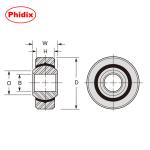 J/JM Series Self-Lubricating Bearings | Extreme-Temperature & Corrosion