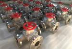 3 Way Stainless Steel Diaphragm Valve with RF Flanged Connection