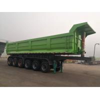 Buy cheap 100 Ton Hyva Heavy Duty Dumper Truck Q235 Tipping Semi Trailer Square product
