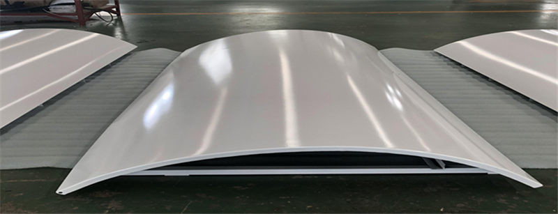 Exterior Solid 7.0mm Ceramic Coated Aluminum Panel 30 Years Lifespan