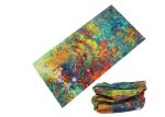 Grid Patern UV Headwear , Polyester Bandana Tube Scarf 25*50 CM