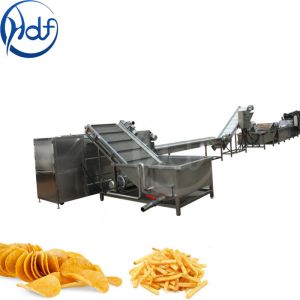 300kg / H Capacity potato chips line Continuous Crisps Making Machine