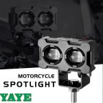 3570 LED Motorcycle Fog Light 40W 20*2 Dual Color Spot Beam Moto Accessories
