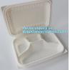 Buy cheap Food Serving Compartment Tray, Food Meat Packaging Tray, eco friendly vegetable tray from wholesalers