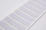 25mmx6mm High Temperature Adhesive Labels 1.5mil White Gloss Polyimide Label