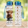 Buy cheap Clear Plastic Water Bottle 32oz With Time Scale Tritan Water Bottle from wholesalers