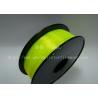Buy cheap Desktop 3D Printing Material Fluorescence Yellow Colour PLA Filament from wholesalers