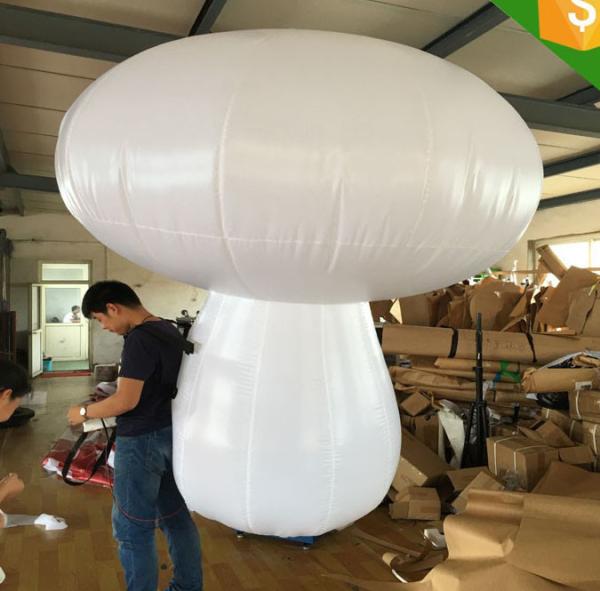 Buy cheap Inflatable 6m pvc tarapulin red advertising ground balloon with logo new year selling from wholesalers