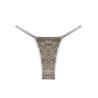 Buy cheap Women'S T Back Thongs Shine Stretch Strap Zebra Leopard Print G String Sexy Slutty Low Rise from wholesalers