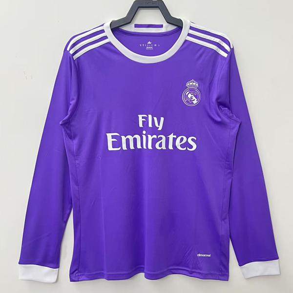 Buy cheap Edition Long Sleeve Soccer Jerseys Purple Retro Football Jersey from wholesalers