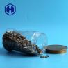 Buy cheap S Shape 34oz 1000ml Clear PET Jar Kernels Cashews Walnuts Dates from wholesalers