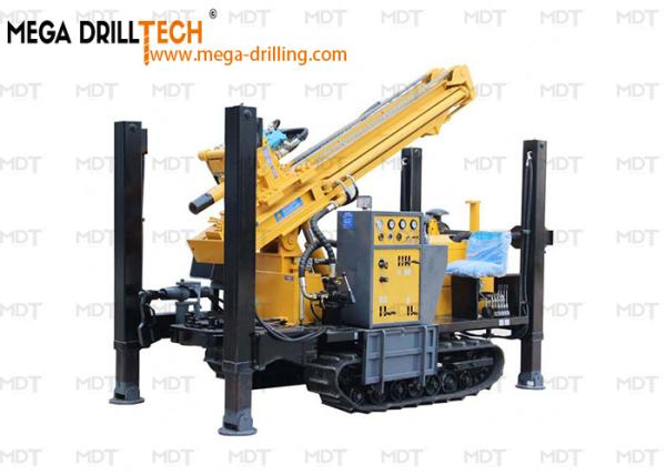 Buy cheap Double Cylinder Lifting Water Well Drill Rig Crawler Type 200 Meters Deep from wholesalers