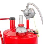 Fuel Transfer Pump 8 Ft 20 Gallon Rolling Waste Oil Drainer