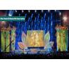 Buy cheap Exhibition P10 Curtain LED Display Rental Flexible LED Curtain Display Energy Saving from wholesalers