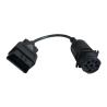 Buy cheap Deutsch 9 Pin J1939 Male to J1962 OBD2 OBDII Male CAN Bus Cable from wholesalers