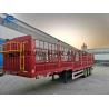 Buy cheap 500mm Height 3 Axle Semi Trailer Transport Fruits Vegetables Livestock from wholesalers
