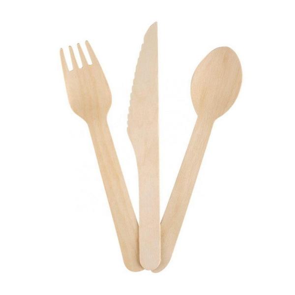 Buy cheap Eco-Friendly Cutlery Bamboo Raw Material Disposable Tableware Set Knife Forks Spoons from wholesalers