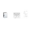 Buy cheap Glass Patch Fitting A-060B, Material aluminium, steel, stainless steel, finishing satin, mirror from wholesalers