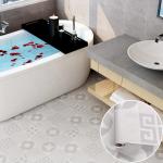 PVC Vinyl Wallpaper 3D Floor Covering Wallpaper for Plastic Wall Tile Floor