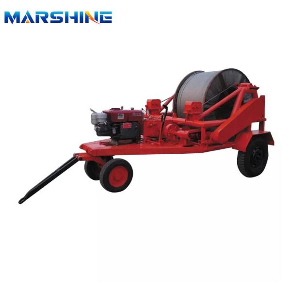 Buy cheap 10T Iron Steel Hydraulic Cable Drum Trailer Reel For Power Construction from wholesalers