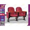 Buy cheap Plywood auditorium seating with writing pad fabric flame retardant for conference room from wholesalers