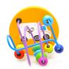 Buy cheap Big Bricks 9.3cm Wooden Around Beads Toy Colored ISO9001 from wholesalers