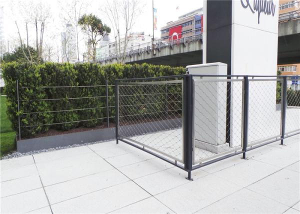Buy cheap Decorative Safety 1.6mm Stainless Steel Knotted Rope Mesh Handrail Deck Railing from wholesalers