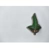 Buy cheap Green Leaf Metal Brooch For Men ODM Available Decorations Gifts from wholesalers