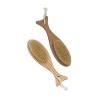 Buy cheap Dry Brushing Skin Bamboo Bath Body Brush Short Fish Shape Handle from wholesalers