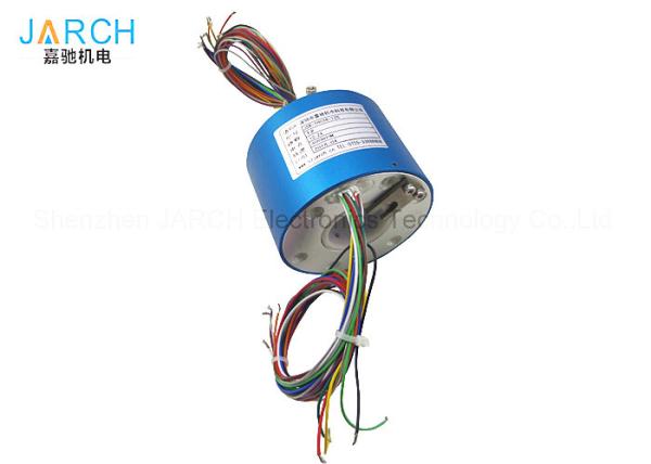 Buy cheap 500Rpm Through Bore High Frequency Slip Ring Connector ID/OD 38.1mm/ 99mm 24 Conductors from wholesalers