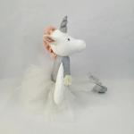 Custom Size Stuffed Animal Toy Plush Unicorn Wearing TuTu Dress
