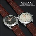 Top Quality Genuine Leather Watch 005A6D Hot Sale Stainless Steel Caseback
