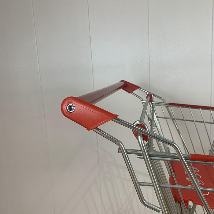210L Variety Store CE Certificate Elevator Wheel Steel Shopping Cart