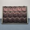 Buy cheap 355*255*25mm Brown PU Jewelry Trays Displays For Ring Earring Pendant Necklace from wholesalers