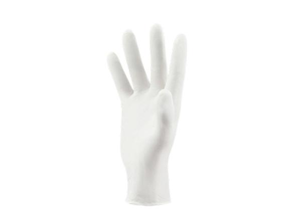 Buy cheap Professional Disposable Medical Gloves 3 Mil Thickness Natural White from wholesalers