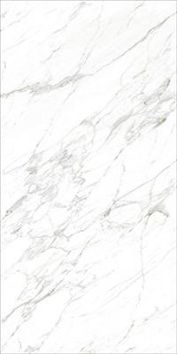 Buy cheap Full Body Floor White Marble Tiles Italian Carrara Striation Marble Look Finish Porcelain Tile1600*3200mm from wholesalers