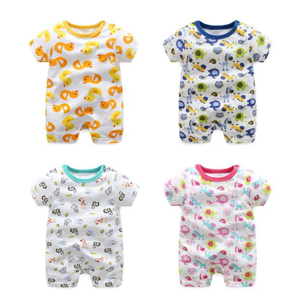 Buy cheap pureborn Newborn Baby Short Sleeve Bodysuit Romper Outfits for Baby Boys and Girls Summer from wholesalers