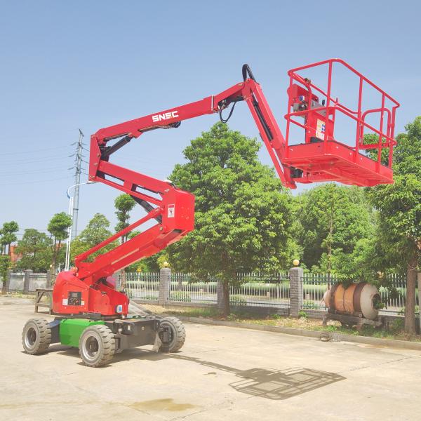 Buy cheap Electric Powered Hydraulic Articulating Boom Lift Aerial Work Platform for Construction from wholesalers